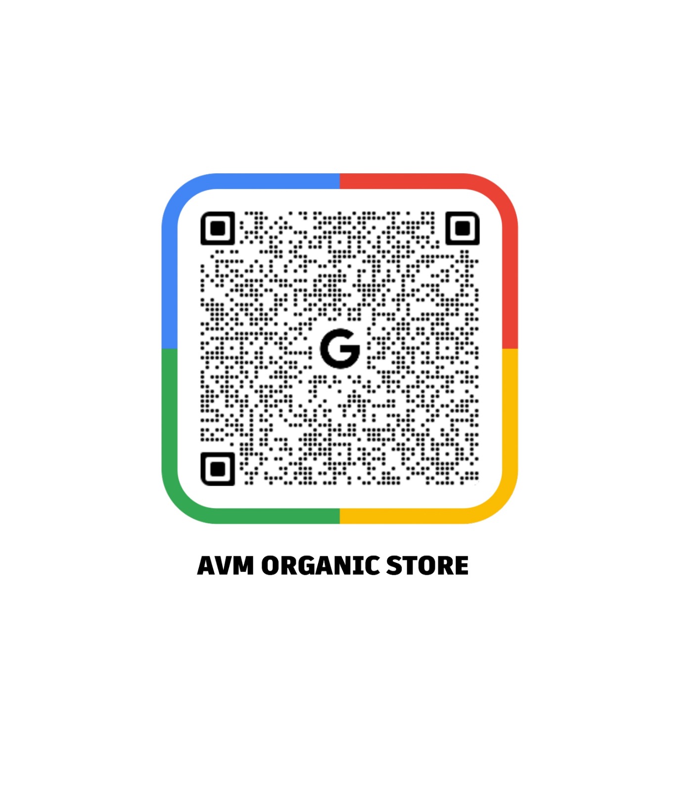 AVM Organic Store QR Code